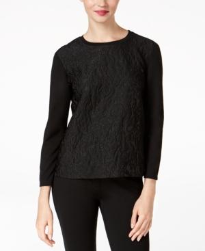 Weekend Max Mara Manna Textured Contrast Top