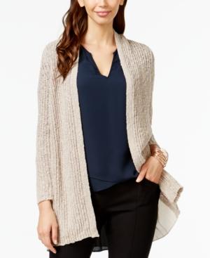 Alfani Crochet Chiffon-back Cardigan, Only At Macy's