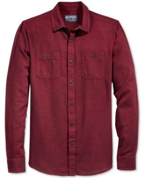 American Rag Men's Twisted-yarn Flannel Shirt, Only At Macy's