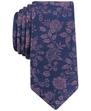Bar Iii Men's Allante Brook Floral Slim Tie, Created For Macy's