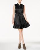 Maison Jules Ruffled Tuxedo A-line Dress, Created For Macy's