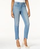 Style & Co Slant-hem Skinny Jeans, Created For Macy's