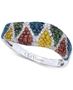 Le Vian Exotics Diamond Scale Ring (3/4 Ct. T.w.) In 14k White Gold