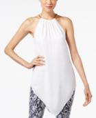 Alfani V-hem Halter Tunic, Only At Macy's