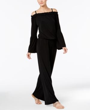 Inc International Concepts Off-the-shoulder Jumpsuit, Only At Macy's