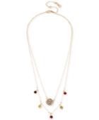 Kenneth Cole New York Gold-tone Multi-crystal And Pave Layer Necklace