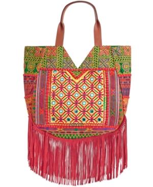 Sam Edelman Lauren Embroidered Fringe Hobo