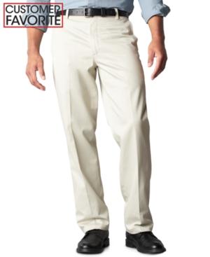 Dockers D2 Straight Fit Signature Khaki Flat Front Pants