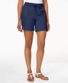 Style & Co. Petite Pull-on Cuffed Shorts, Only At Macy's