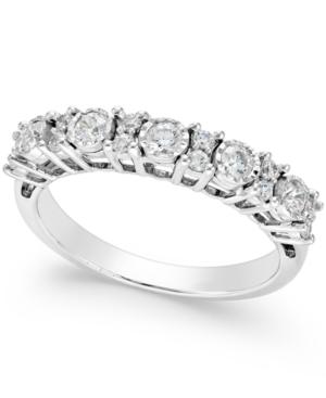 Trumiracle Diamond Anniversary Band (1/2 Ct. T.w.) In 14k White Gold