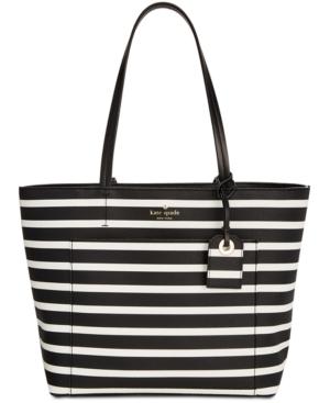 Kate Spade New York Hyde Lane Stripe Riley Small Tote
