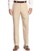 Lauren By Ralph Lauren Tan Seersucker Pants