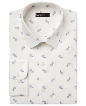 Bar Iii Men's Slim-fit Buggy-print Dress Shirt, Only At Macy's