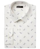 Bar Iii Men's Slim-fit Buggy-print Dress Shirt, Only At Macy's