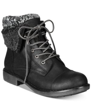 Cliffs By White Mountain Decker Lace-up Booties, Created For Macy's Women's Shoes