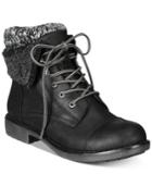 Cliffs By White Mountain Decker Lace-up Booties, Created For Macy's Women's Shoes