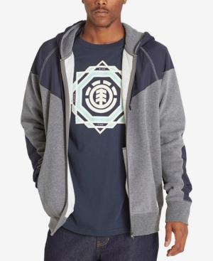 Element Men's Steel Colorblocked Zip-front Hoodie