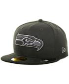 New Era Seattle Seahawks Black Gray 59fifty Cap