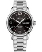 Boss Hugo Boss Men's Pilot Vintage Stainless Steel Bracelet Watch 44mm 1513327