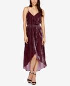 Lucky Brand Velvet Faux-wrap Dress