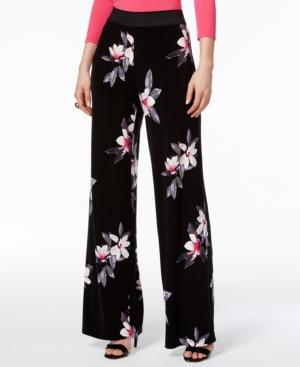 Alfani Petite Printed Wide-leg Pants, Only At Macy's