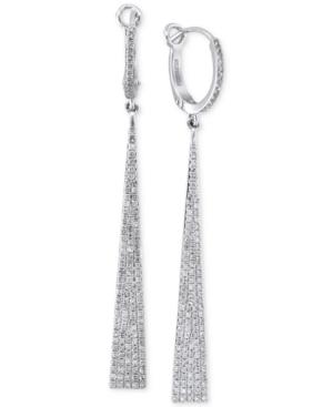Geo By Effy Diamond Drop Earrings (3/4 Ct. T.w.) In 14k White Gold