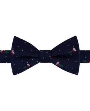 Tommy Hilfiger Men's Santa Conversational Pre-tied Silk Bow Tie