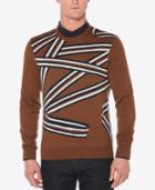 Perry Ellis Men's Ribbon Jacquard Sweater