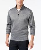 Greg Norman For Tasso Elba Quarter-zip Mock-neck Sweater, Only At Macy's