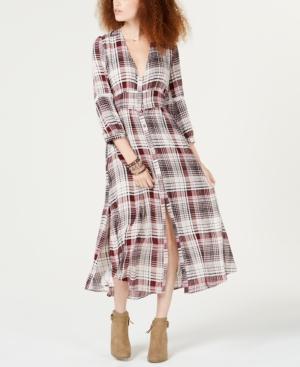 American Rag Juniors' Plaid Duster, Created For Macy's