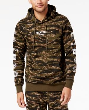 Young & Reckless Men's Malachi Camo Logo Fleece Hoodie