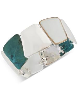Robert Lee Morris Soho Multi-tone Flex Link Bracelet