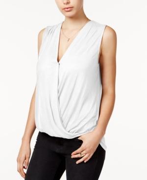 Guess Sleeveless Surplice Top