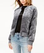 Guess Charlee Textured Bomber Jacket