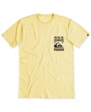 Quiksilver Men's Wallstreet Graphic-print Logo T-shirt