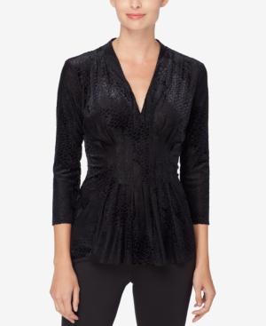 Catherine Catherine Malandrino Rea Velvet Burnout Top