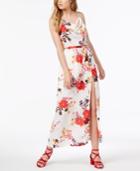 Material Girl Juniors' Printed Cowl-neck Maxi Dress, Created For Macy's