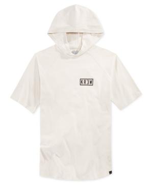 Kr3w Men's Bold Locker Graphic-print Logo Hoodie T-shirt