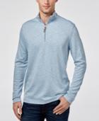 Tasso Elba Men's Quarter Zip-up Pullover, Created For Macy's