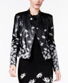 Yyigal Printed Faux-leather Moto Jacket, A Macy's Exclusive Style