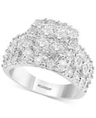 Effy Diamond Cluster Ring (1 Ct. T.w.) In 14k White Gold
