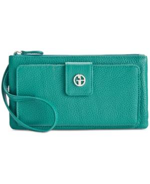 Giani Bernini Softy Medium Grab & Go Leather Wristlet, Only At Macy's