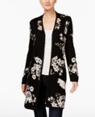 Inc International Concepts Embroidered Duster Cardigan, Created For Macy's