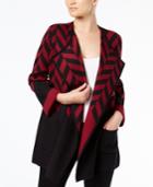 Alfani Colorblocked Sweater Coat, Created For Macy's