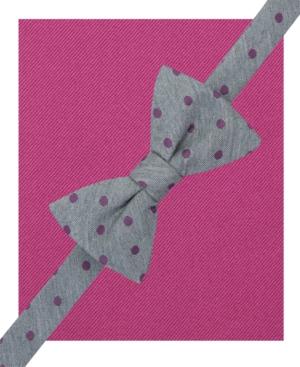Alfani Spectrum Kenton Dot Pre-tied Bow Tie And Pocket Square Set
