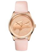 Lacoste Women's Victoria Blush Leather Strap Watch 38mm
