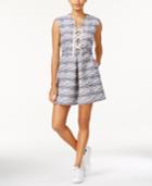Rachel Rachel Roy Printed Lace-up Dress
