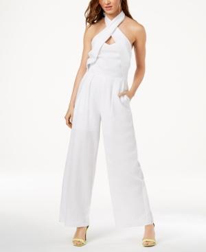 Xoxo Juniors' Crisscross Halter Jumpsuit