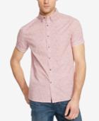 Kenneth Cole Reaction Men's Dot-print Short-sleeve Shirt