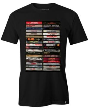 Famous Stars And Straps Men's Hip Hop Tapes Cotton Graphic-print T-shirt